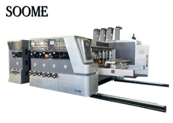 3 رنگ کنترل کامپیوتر فلیکسو پرینتر Slotter Die Cutter برای دستگاه چاپ جعبه موج دار