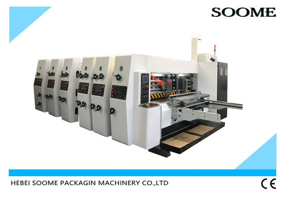 Plc Scream Diameter 380 1224 Type Rotary Die Cutting Machine برای راه راه